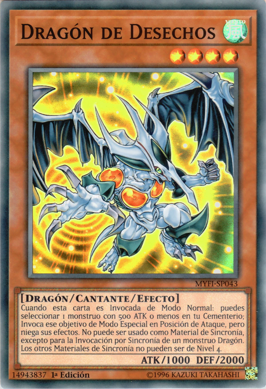 Dragón de Desechos  Yu-Gi-Oh! Wiki en Español  FANDOM 