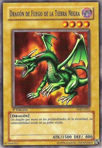 Dragón de Fuego de la Tierra Negra  Yu-Gi-Oh! Wiki en 