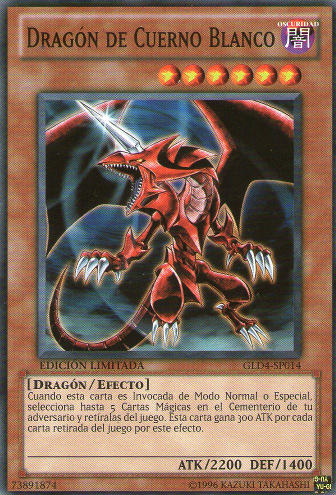 Dragón de Cuerno Blanco  Yu-Gi-Oh! Wiki en Español  Fandom