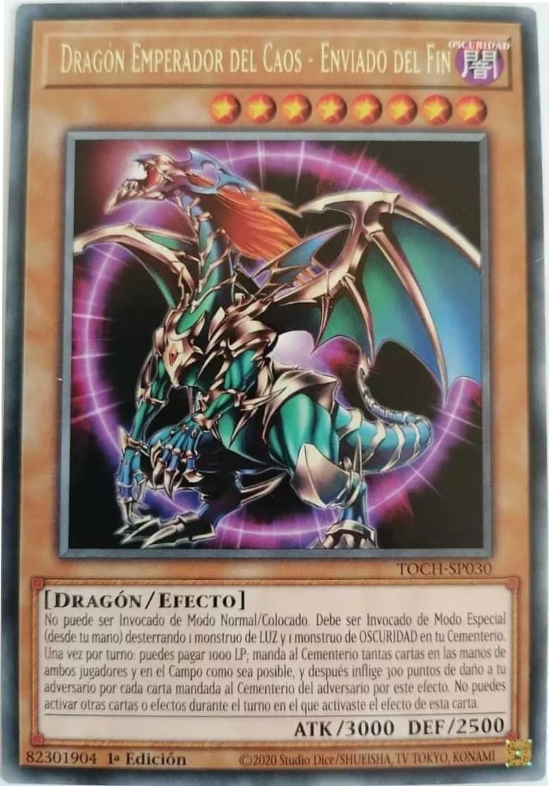 Dragón Emperador del Caos - Enviado del Fin  Yu-Gi-Oh 