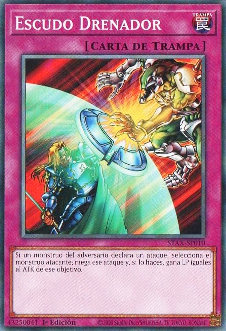 Escudo Drenador  Yu-Gi-Oh! Wiki en Español  FANDOM 