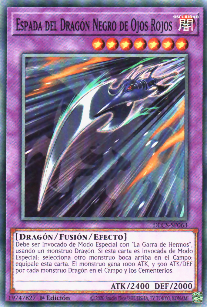 Espada del Dragón Negro de Ojos Rojos  Yu-Gi-Oh! Wiki en 