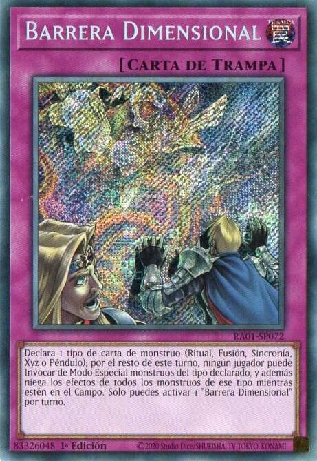 Barrera Dimensional  Yu-Gi-Oh! Wiki en Español  FANDOM 