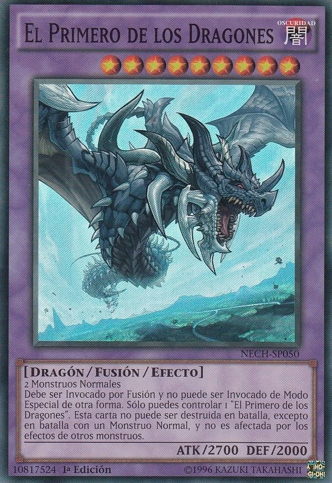 El Primero de los Dragones  Yu-Gi-Oh! Wiki en Español 