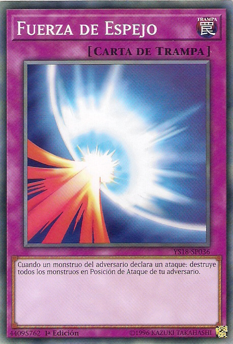 Fuerza de Espejo  Yu-Gi-Oh! Wiki en Español  FANDOM 