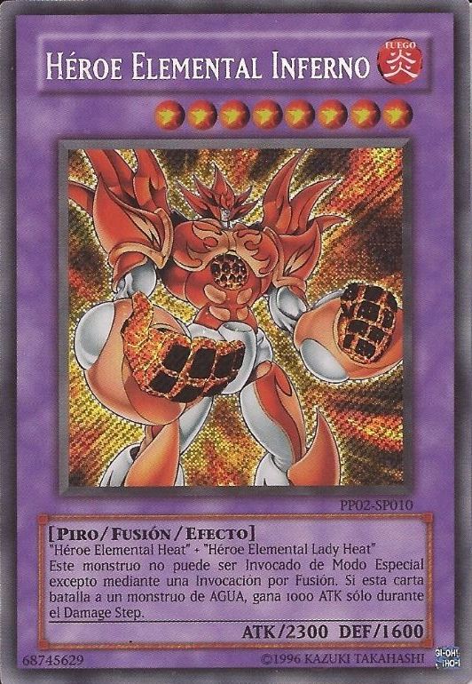 HÉROE Elemental Inferno  Yu-Gi-Oh! Wiki en Español 