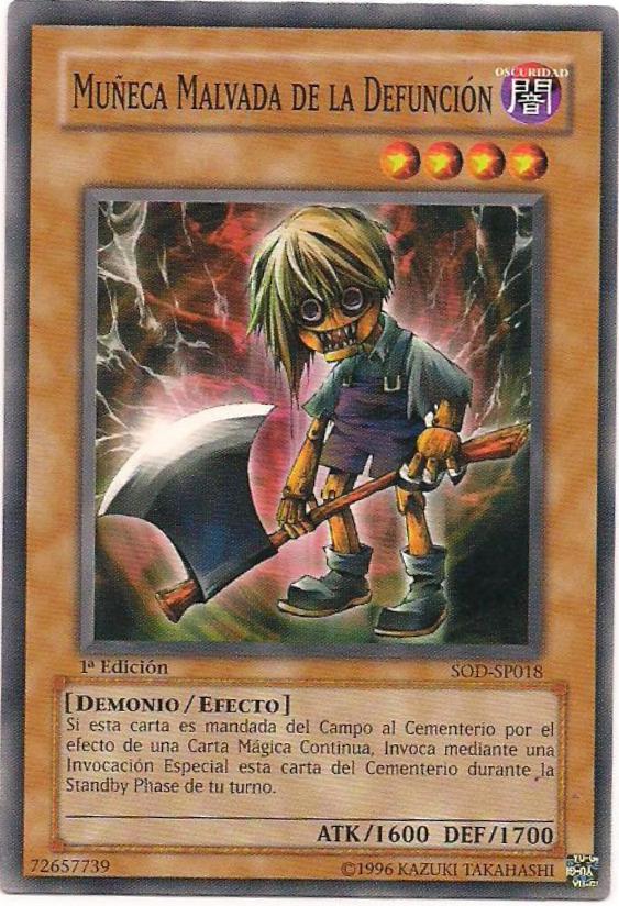 Muñeca Malvada de la Defunción Yu-Gi-Oh! Wiki en Español Muñeca Malvada de la Defunción Yu-Gi-Oh! Wiki en Español