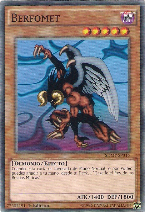 Berfomet  Yu-Gi-Oh! Wiki en Español  FANDOM powered by Wikia