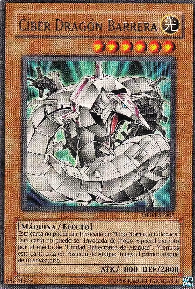 Ciber Dragón Barrera  Yu-Gi-Oh! Wiki en Español  FANDOM 