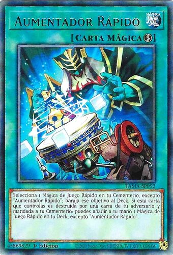 carta magica de juego rapido Aumentador Rapido Yu Gi Oh Wiki En Espanol Fandom carta magica de juego rapido