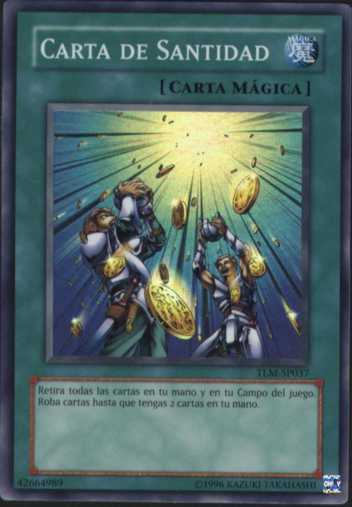 Carta de Santidad  Yu-Gi-Oh! Wiki en Español  FANDOM 