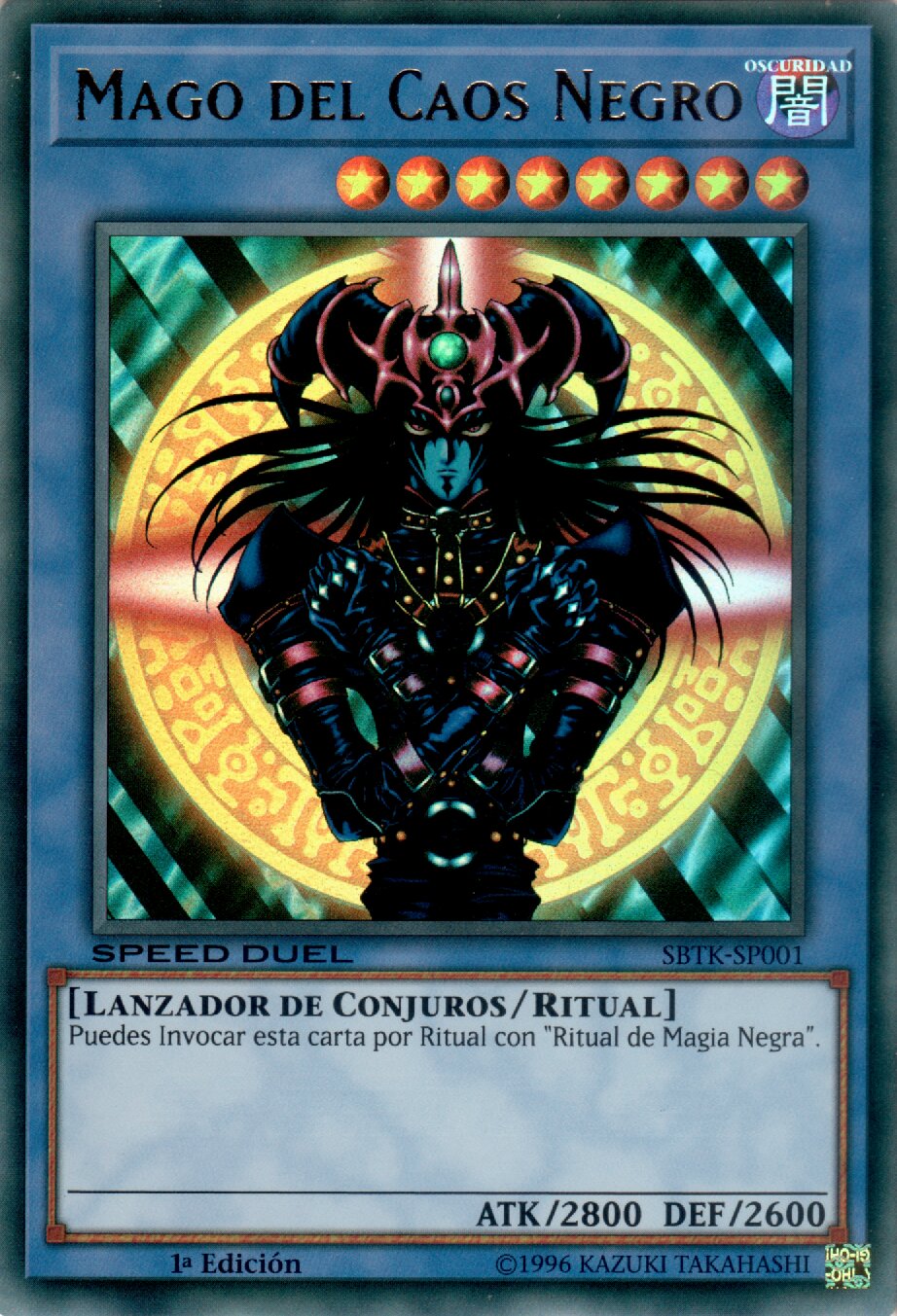 Mago del Caos Negro  Yu-Gi-Oh! Wiki en Español  FANDOM 