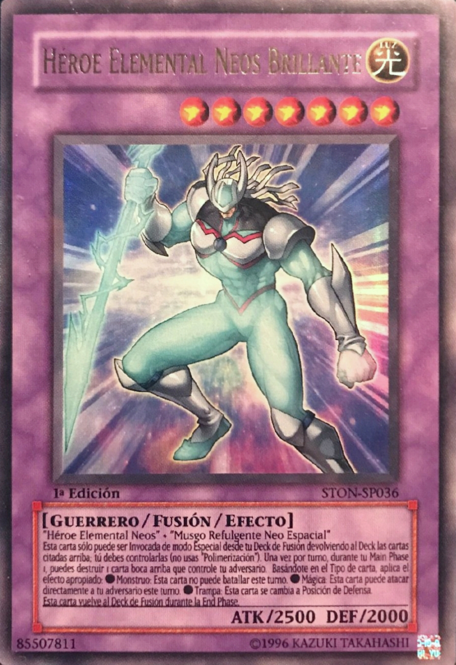 HÉROE Elemental Neos Brillante  Yu-Gi-Oh! Wiki en Español 