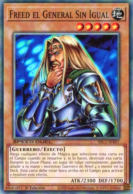 Freed el General Sin Igual  Yu-Gi-Oh! Wiki en Español 