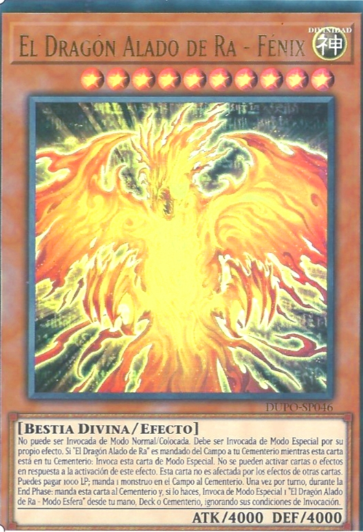 El Dragón Alado de Ra  Yu-Gi-Oh! Wiki en Español  FANDOM 