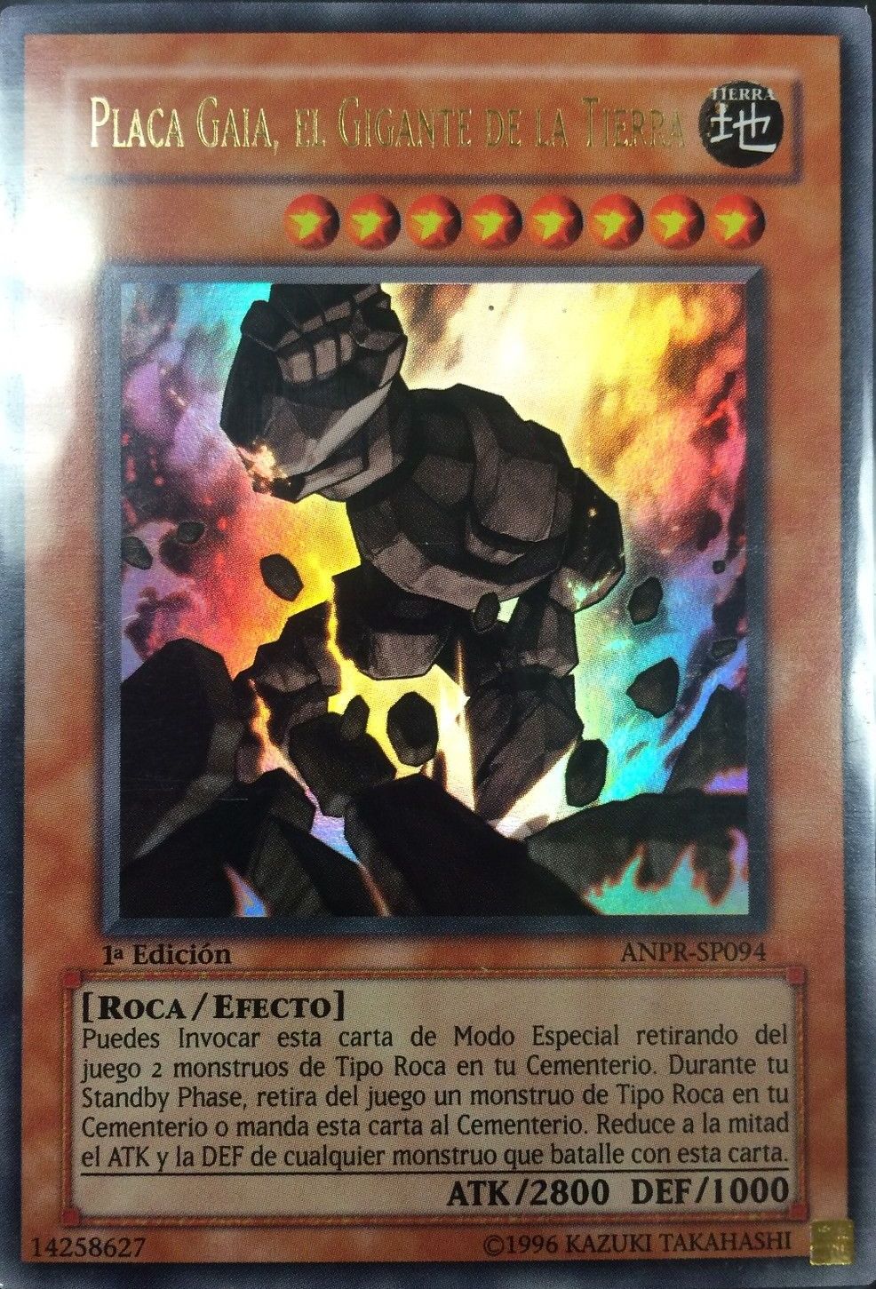 Placa Gaia, el Gigante de la Tierra  Yu-Gi-Oh! Wiki en 