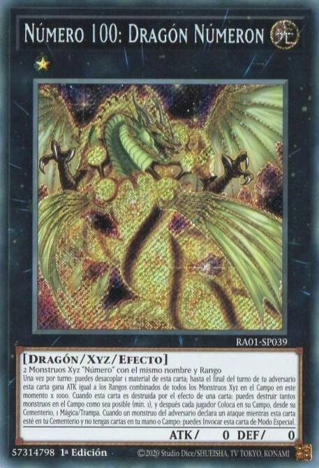 Número 100 Dragón Númeron  Yu-Gi-Oh! Wiki en Español 