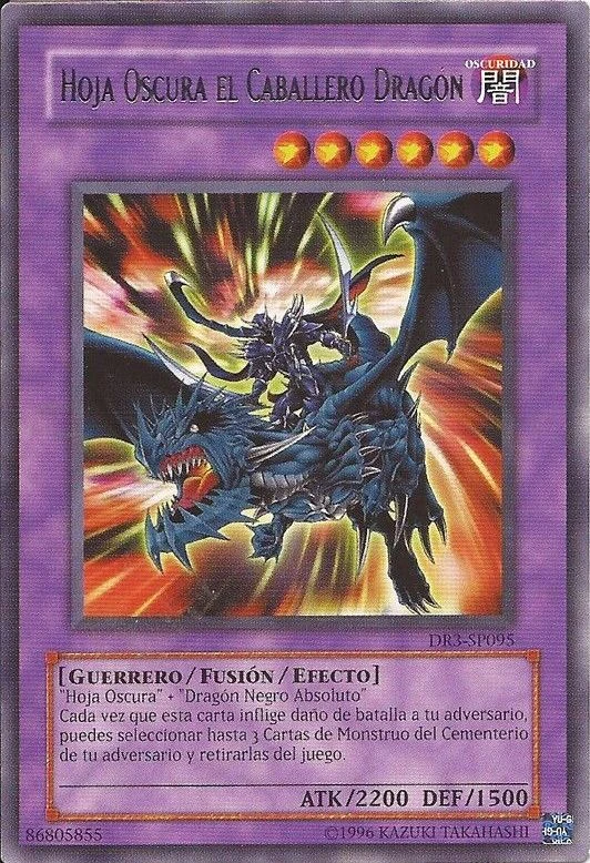 Hoja Oscura el Caballero Dragón  Yu-Gi-Oh! Wiki en 