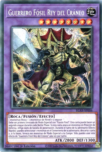 Guerrero Fósil Rey del Cráneo | Yu-Gi-Oh! Wiki en Español | Fandom