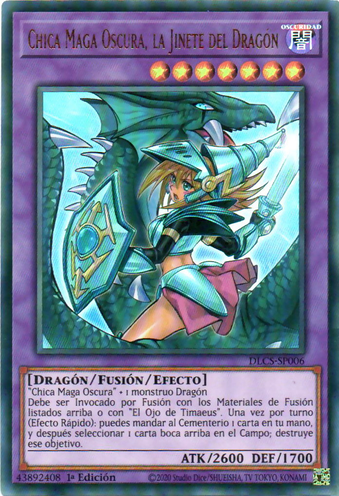 Chica Maga Oscura, la Jinete del Dragón  Yu-Gi-Oh! Wiki 