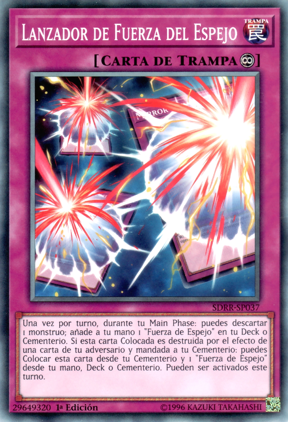 Lanzador de Fuerza del Espejo  Yu-Gi-Oh! Wiki en Español 