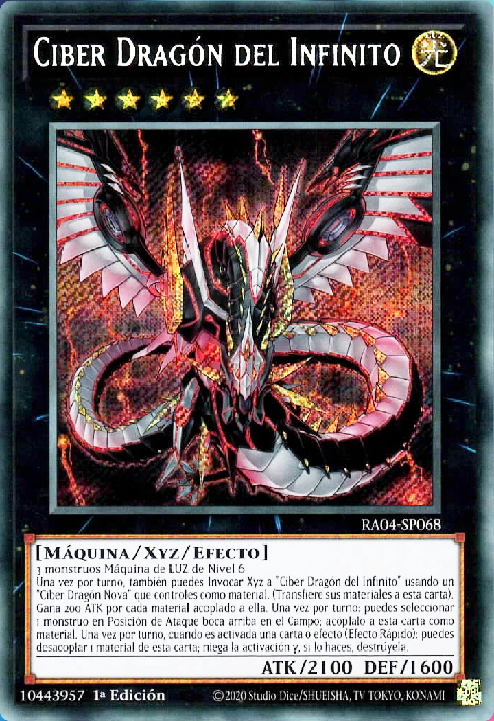 Ciber Dragón del Infinito YuGiOh! Wiki en Español FANDOM powered