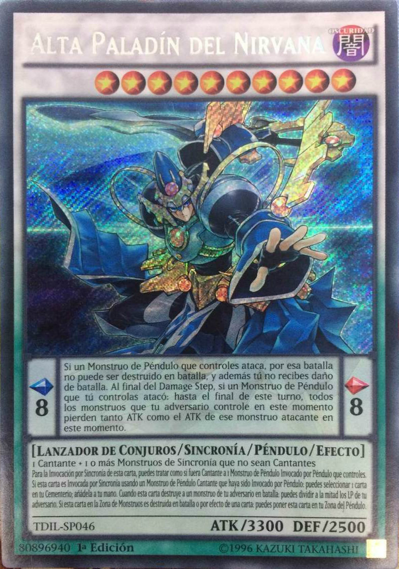 Alta Paladín del Nirvana  Yu-Gi-Oh! Wiki en Español 