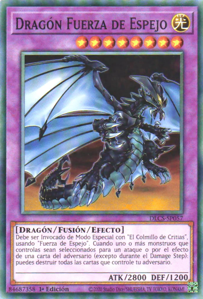 Dragón Fuerza de Espejo  Yu-Gi-Oh! Wiki en Español 
