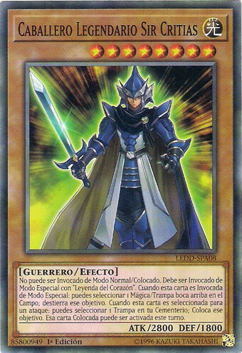 Caballero Legendario Sir Critias Yu Gi Oh Wiki En Espanol Fandom