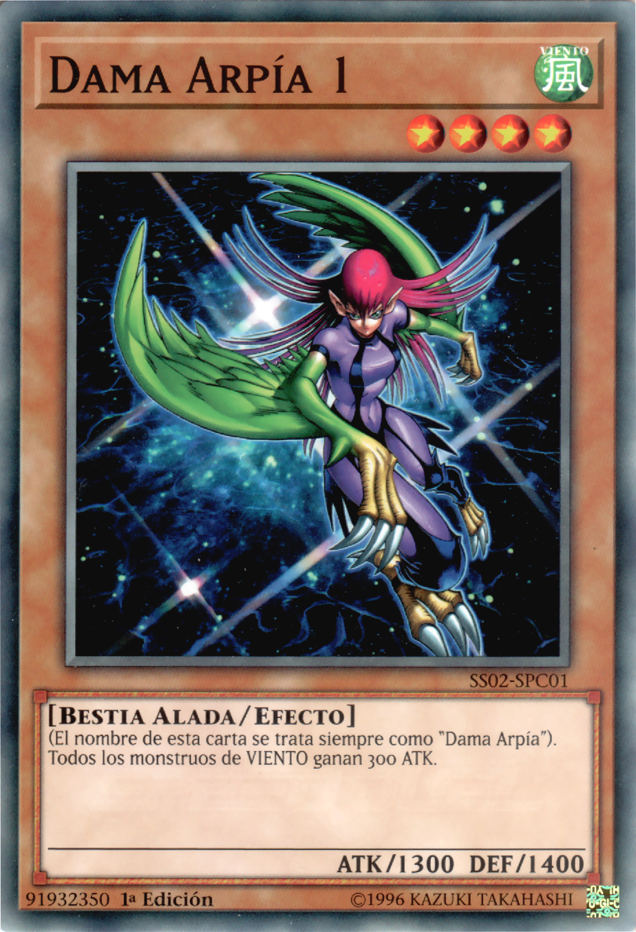 Dama Arpía 1  Yu-Gi-Oh! Wiki en Español  FANDOM powered 