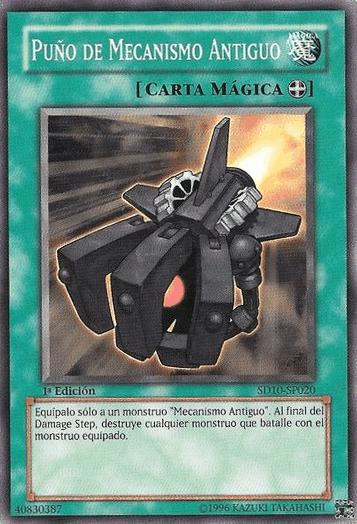 Puño de Mecanismo Antiguo  Yu-Gi-Oh! Wiki en Español 