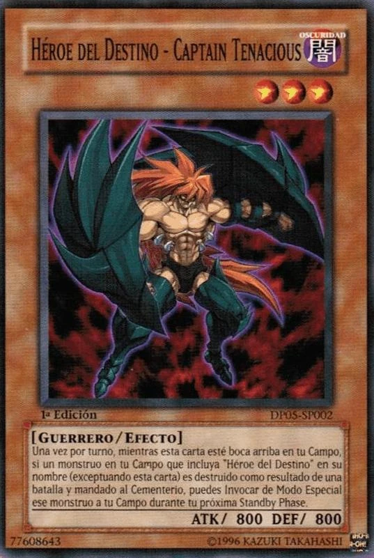 HÉROE del Destino - Captain Tenacious  Yu-Gi-Oh! Wiki en 