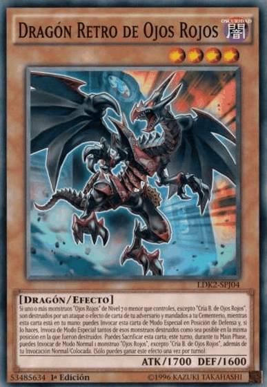 Dragón Retro de Ojos Rojos  Yu-Gi-Oh! Wiki en Español 