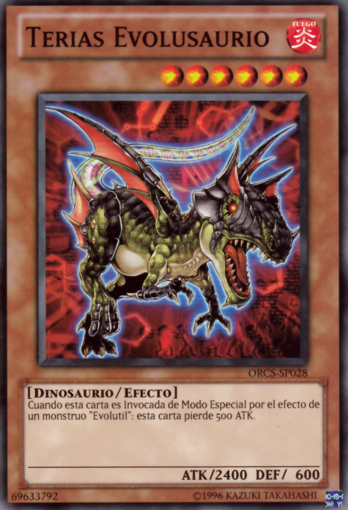 Terias Evolusaurio  Yu-Gi-Oh! Wiki en Español  FANDOM 