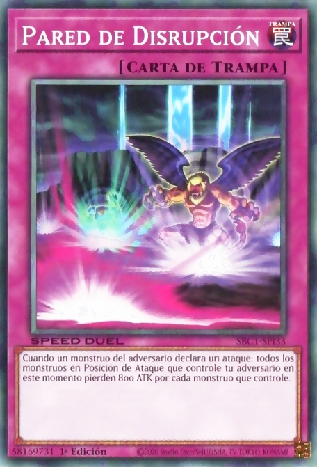 Pared de Disrupción  Yu-Gi-Oh! Wiki en Español  FANDOM 