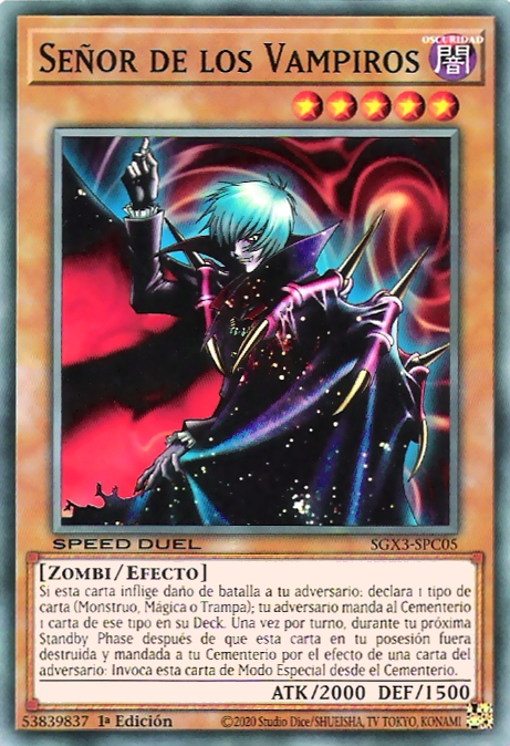 Señor de los Vampiros  Yu-Gi-Oh! Wiki en Español  FANDOM 