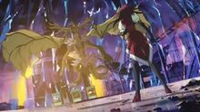 Akiza en su ultimo duelo contra Misty