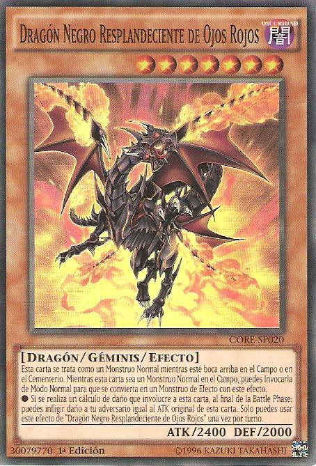 Dragón Negro Resplandeciente de Ojos Rojos Yu-Gi-Oh Dragón Negro Resplandeciente de Ojos Rojos Yu-Gi-Oh