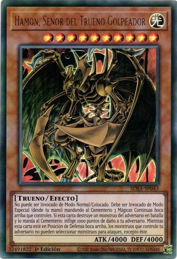 Hamon, Señor del Trueno Golpeador  Yu-Gi-Oh! Wiki en 