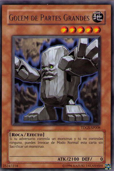 Golem de Partes Grandes  Yu-Gi-Oh! Wiki en Español 