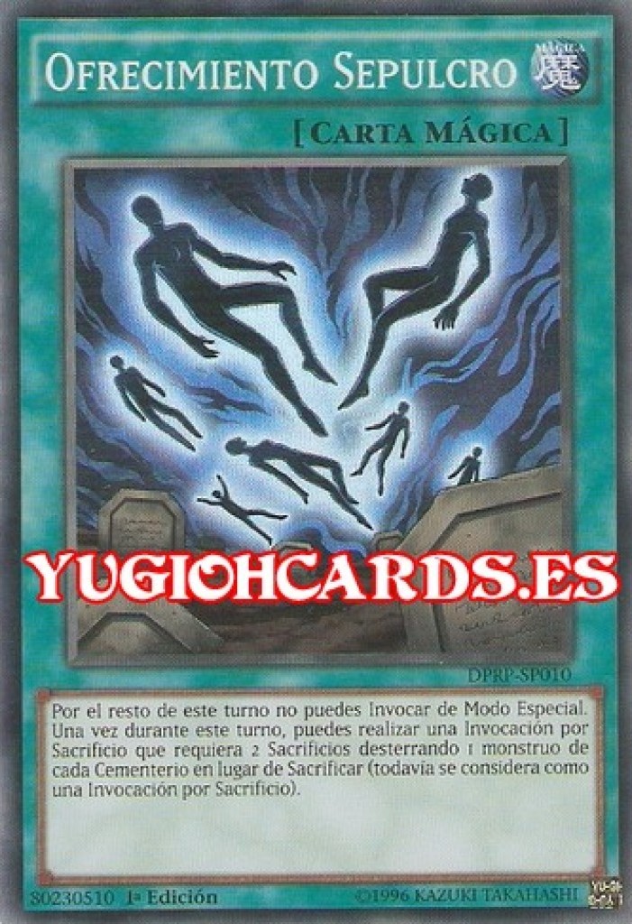 Ofrecimiento Sepulcro  Yu-Gi-Oh! Wiki en Español  FANDOM 