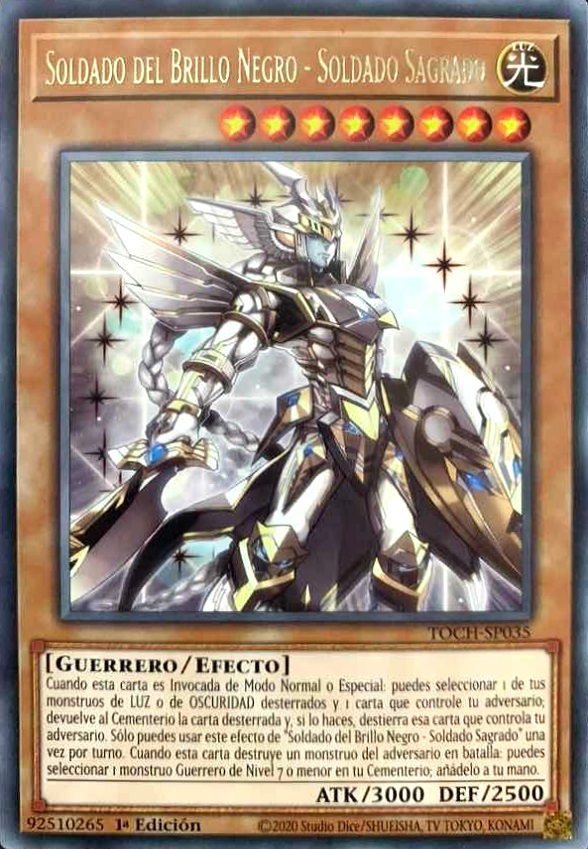 Soldado del Brillo Negro - Soldado Sagrado Yu-Gi-Oh Soldado del Brillo Negro - Soldado Sagrado Yu-Gi-Oh