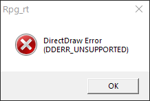 zsnes fullscreen directdraw error