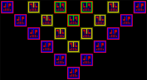 Neon world creature(Tupa-inca-tunic)