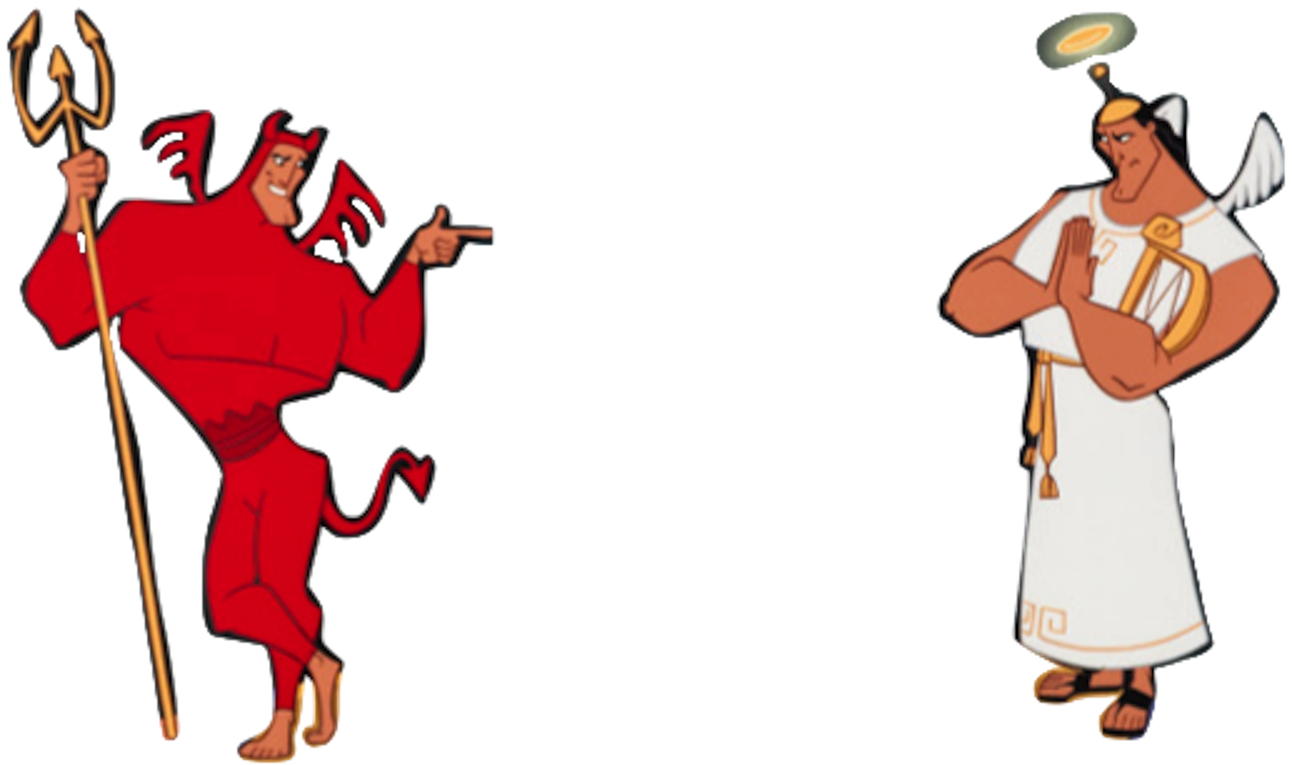 Kronk's Shoulder Angel and Devil Yuna's Princess adventure Wikia Fandom