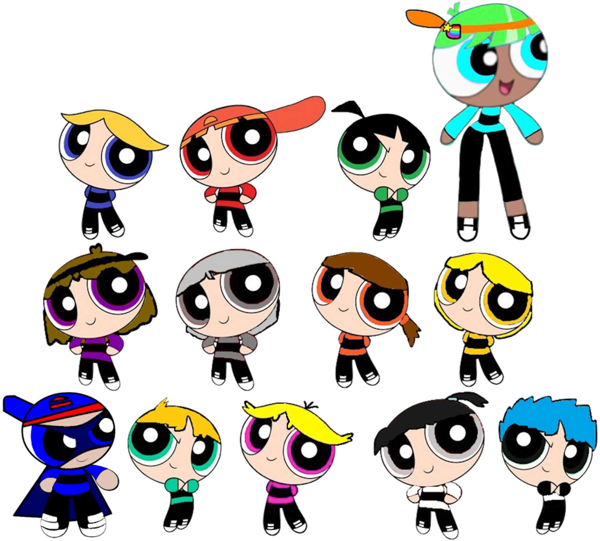 The Rowdyruff Boys | Yuna's Princess adventure Wikia | Fandom