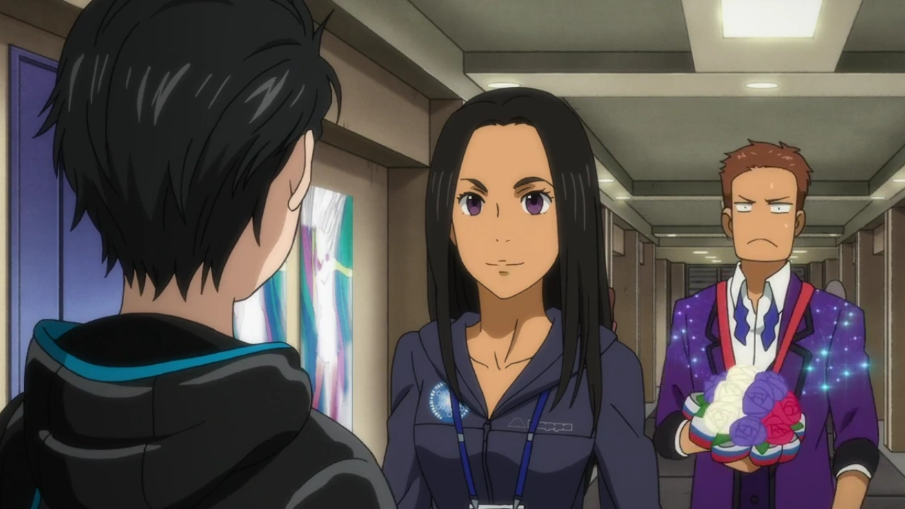 Image - Ep 9 Sara Michele Yuuri 3.png | Yuri!!! on Ice Wikia | FANDOM