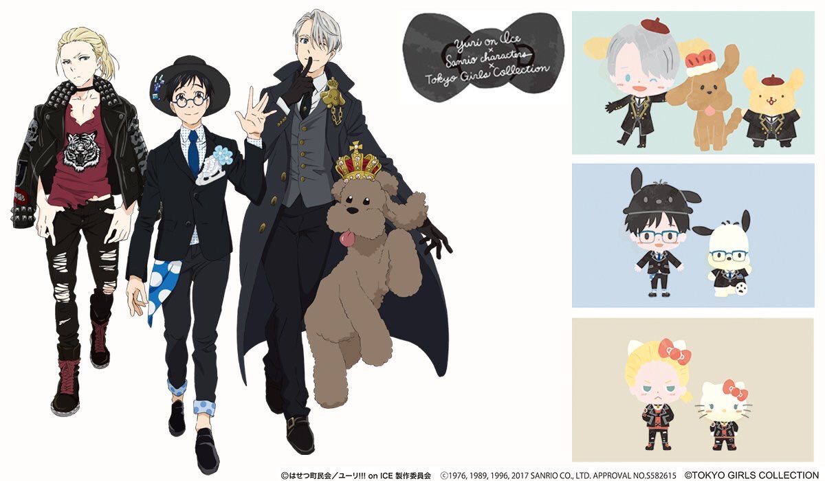 sanrio x yuri on ice