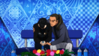 Celestino cheer up Yuri