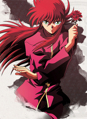 Iori yagami king of fighters character with yu yu hakusho trait